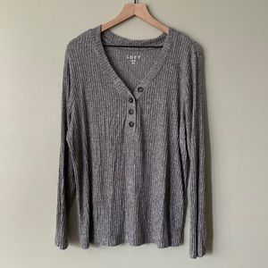 Loft Gray Long Sleeve - Size XXL